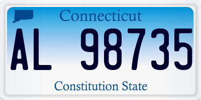 CT license plate AL98735