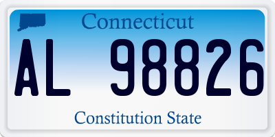 CT license plate AL98826