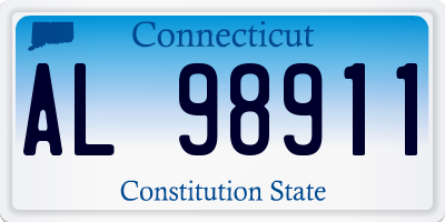 CT license plate AL98911