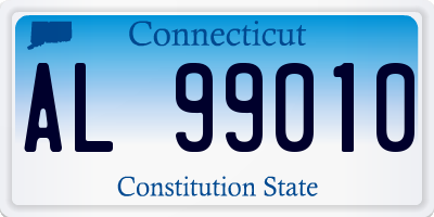 CT license plate AL99010