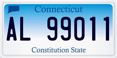 CT license plate AL99011