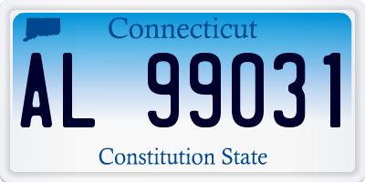 CT license plate AL99031
