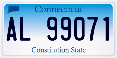 CT license plate AL99071