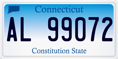 CT license plate AL99072