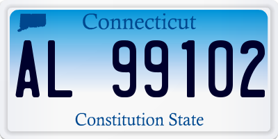 CT license plate AL99102