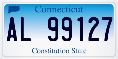 CT license plate AL99127