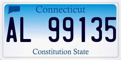 CT license plate AL99135
