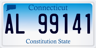 CT license plate AL99141
