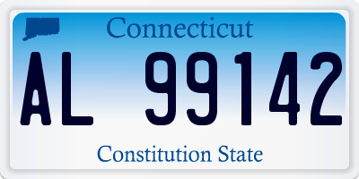 CT license plate AL99142