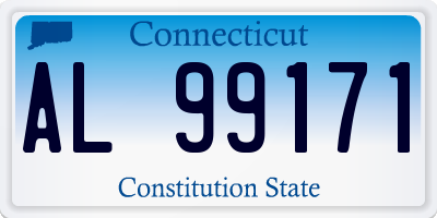 CT license plate AL99171