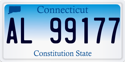 CT license plate AL99177
