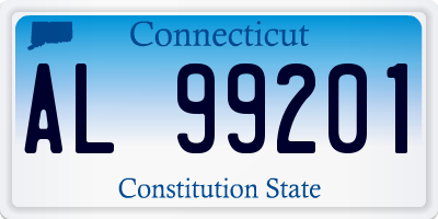 CT license plate AL99201