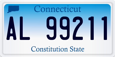 CT license plate AL99211