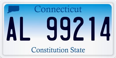 CT license plate AL99214