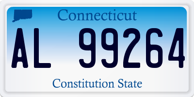 CT license plate AL99264