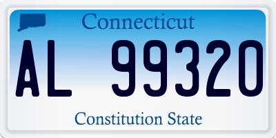 CT license plate AL99320