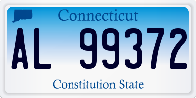 CT license plate AL99372