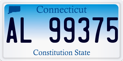 CT license plate AL99375