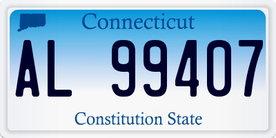 CT license plate AL99407