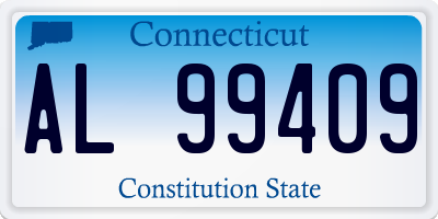 CT license plate AL99409