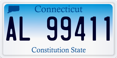 CT license plate AL99411