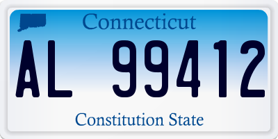 CT license plate AL99412