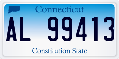 CT license plate AL99413