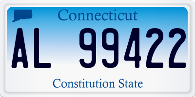 CT license plate AL99422