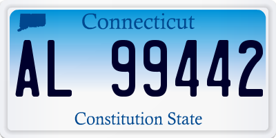 CT license plate AL99442