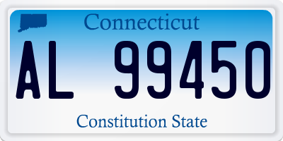 CT license plate AL99450