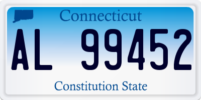 CT license plate AL99452