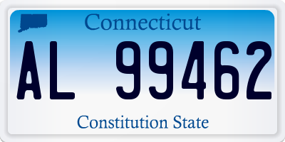 CT license plate AL99462