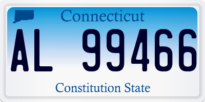 CT license plate AL99466
