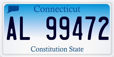 CT license plate AL99472