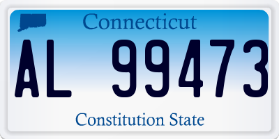 CT license plate AL99473