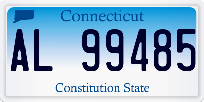 CT license plate AL99485
