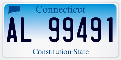 CT license plate AL99491