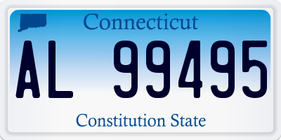 CT license plate AL99495