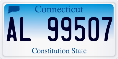 CT license plate AL99507
