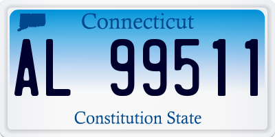 CT license plate AL99511