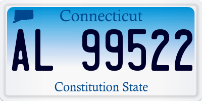 CT license plate AL99522