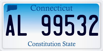 CT license plate AL99532