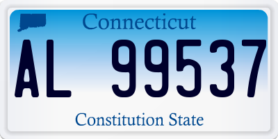 CT license plate AL99537