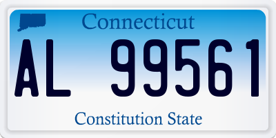 CT license plate AL99561