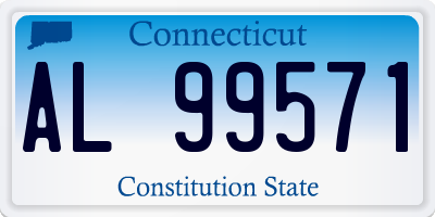 CT license plate AL99571