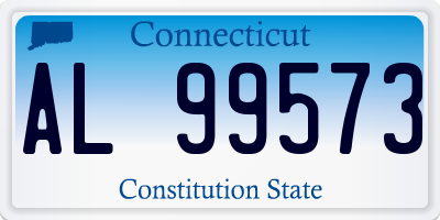 CT license plate AL99573