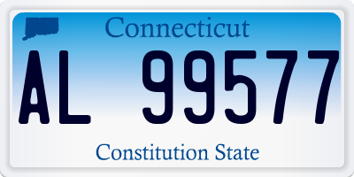 CT license plate AL99577