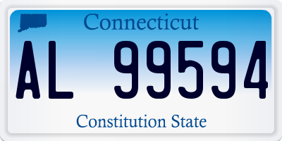 CT license plate AL99594