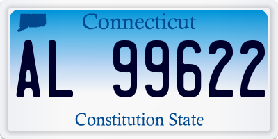 CT license plate AL99622