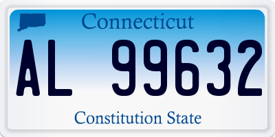 CT license plate AL99632